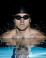 Lap Swimmer Portrait